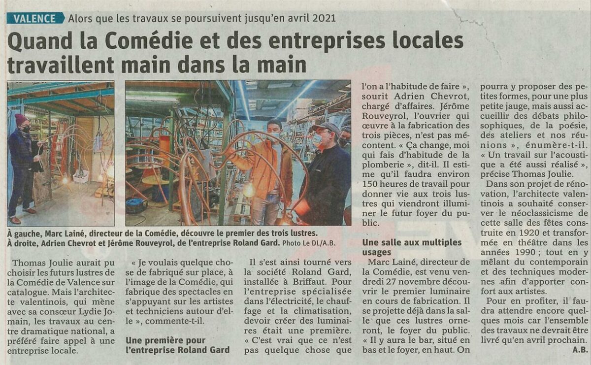 Lustres de La Comédie Valence